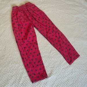 VINTAGE OshKosh B'gosh Floral Corduroy Pant Pink Size 6x